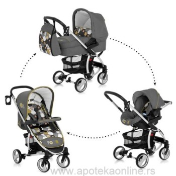 HAUCK TRIO SISTEM (KOLICA+NOSILJKA+AUTO SEDIŠTE) MALIBU POOH SPRING HAUCK TRIO SISTEM (KOLICA+NOSILJKA+AUTO SEDIŠTE) MALIBU POOH SPRING